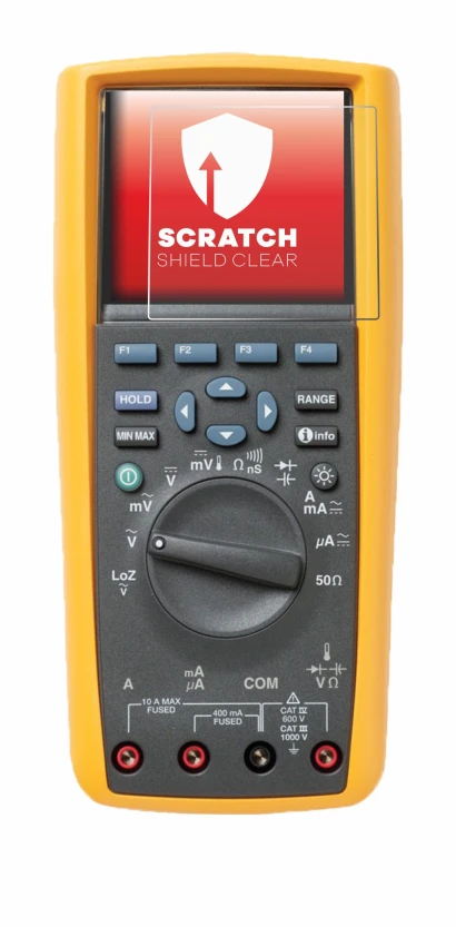 Image of the device Fluke MultiMeter 289 with a wide variety of screen protectors.