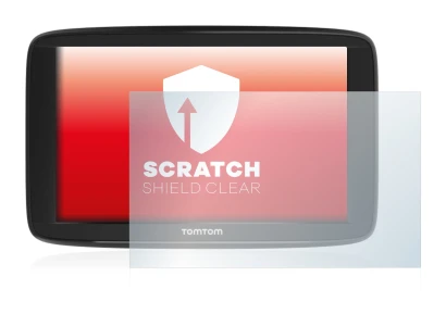 Image of the device TomTom Start 62 with a wide variety of screen protectors.
