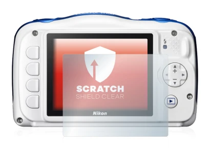 Image of the device Nikon Coolpix W100 with a wide variety of screen protectors.