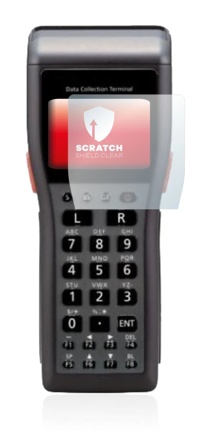 Image of the device Casio DT-930 with a wide variety of screen protectors.