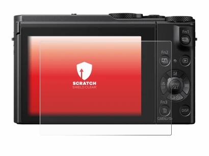 Image of the device Panasonic Lumix DMC-LX15 with a wide variety of screen protectors.