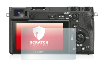 Image of the device Sony Alpha 6500 with a wide variety of screen protectors.