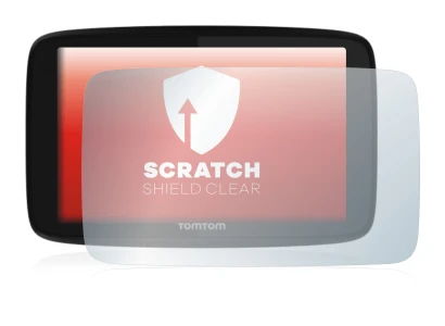 Image of the device TomTom GO 520 with a wide variety of screen protectors.
