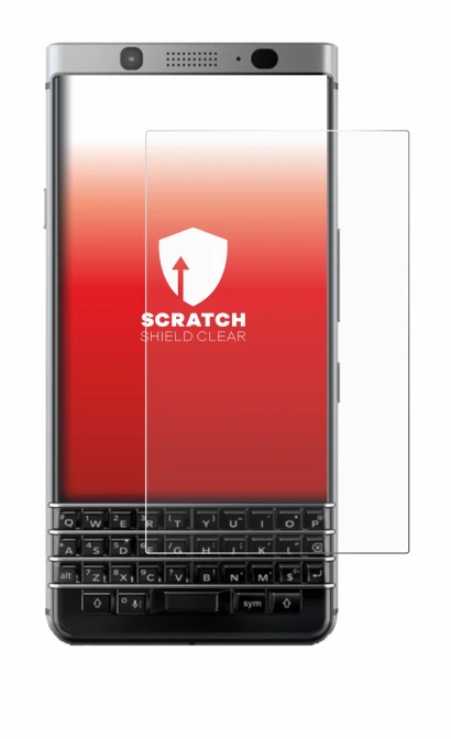 Image of the device BlackBerry Keyone with a wide variety of screen protectors.