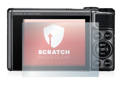 Image of the device Canon PowerShot SX730 HS with a wide variety of screen protectors.