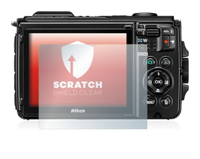 Image of the device Nikon Coolpix W300 with a wide variety of screen protectors.