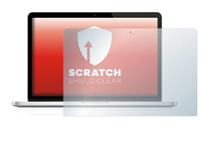 Image of the device Apple MacBook Pro Retina 13" (Early 2013) with a wide variety of screen protectors.