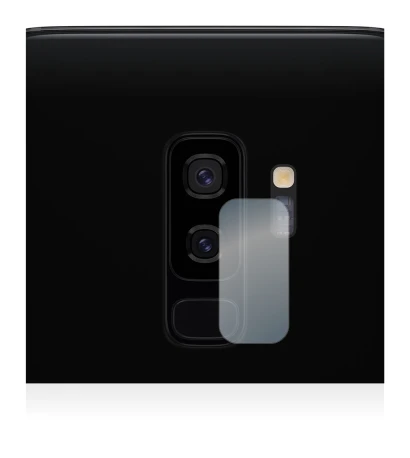 Image of the device Samsung Galaxy S9 Plus (ONLY Camera Lens) with a wide variety of screen protectors.