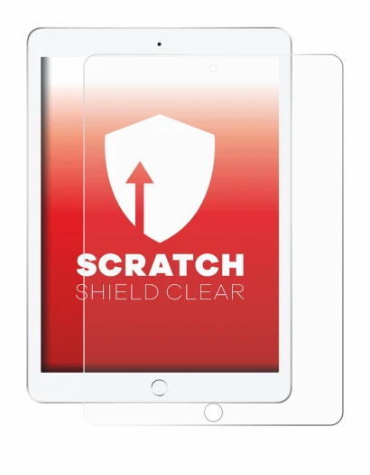 Image of the device Apple iPad 9.7" 2018 (6th. Gen.) with a wide variety of screen protectors.