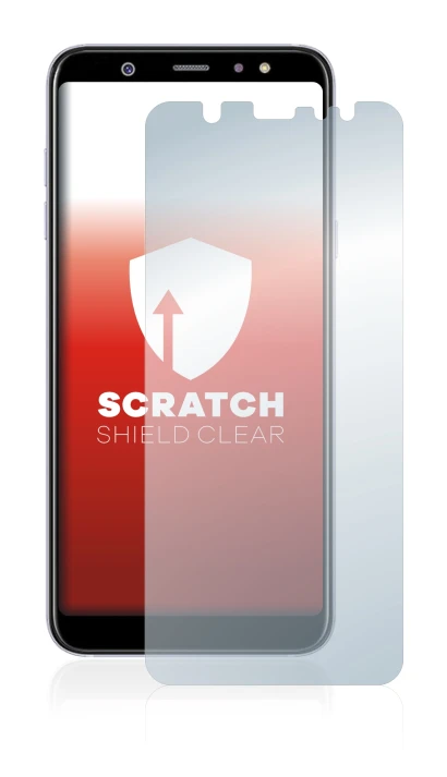 Image of the device Samsung Galaxy A6 Plus 2018 with a wide variety of screen protectors.