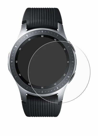 Image of the device Samsung Galaxy Watch (46 mm) with a wide variety of screen protectors.