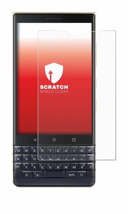 Image of the device BlackBerry Key2 LE with a wide variety of screen protectors.