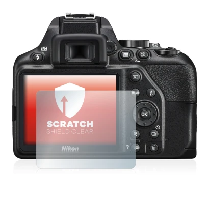 Image of the device Nikon D3500 with a wide variety of screen protectors.