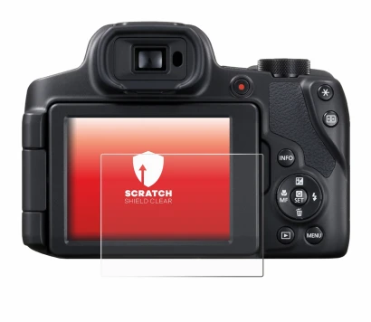 Image of the device Canon PowerShot SX70 HS with a wide variety of screen protectors.