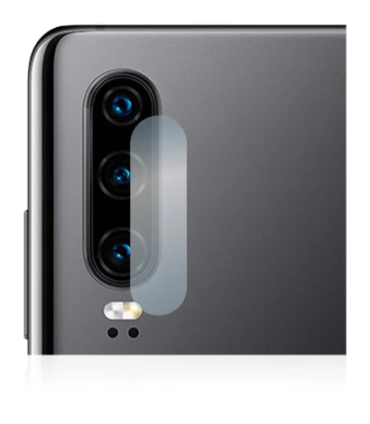Image of the device Huawei P30 (ONLY Camera Lens) with a wide variety of screen protectors.