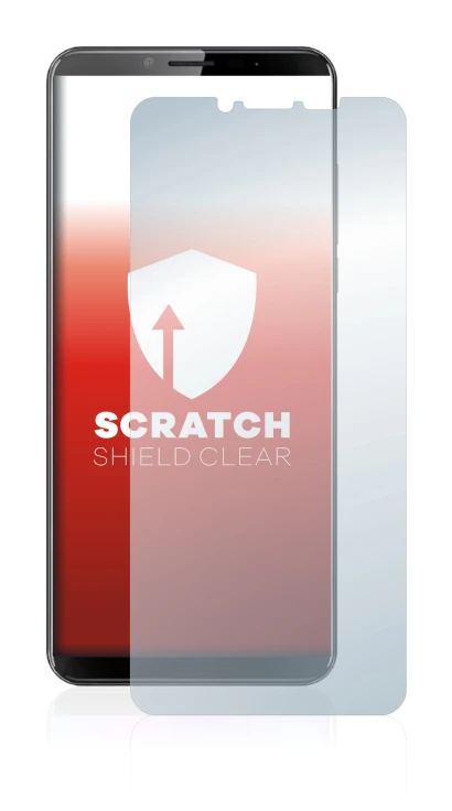 Image of the device Cubot X19 with a wide variety of screen protectors.