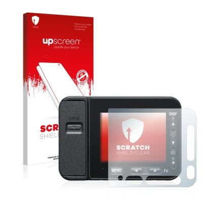 Front side of a product packaging with the brand logo upscreen. Next to it is the device Sony DSC-RX0M2 (RX0 II) shown with th