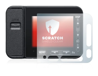Image of the device Sony DSC-RX0M2 (RX0 II) with a wide variety of screen protectors.