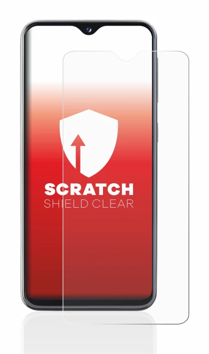 Image of the device Samsung Galaxy A20e with a wide variety of screen protectors.