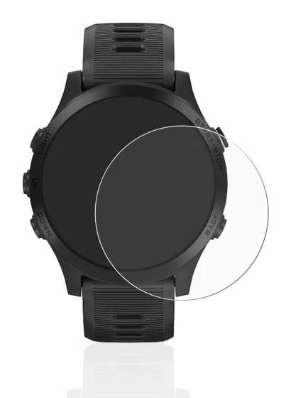 Image of the device Garmin Forerunner 945 with a wide variety of screen protectors.