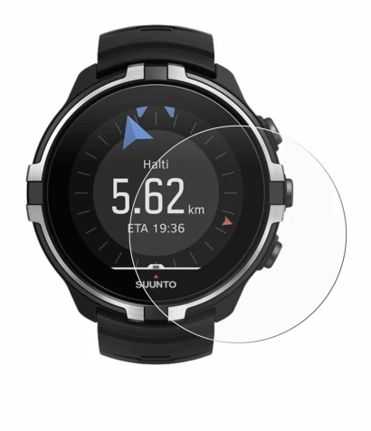 Image of the device Suunto Spartan Sport Wrist HR Baro Stealth with a wide variety of screen protectors.
