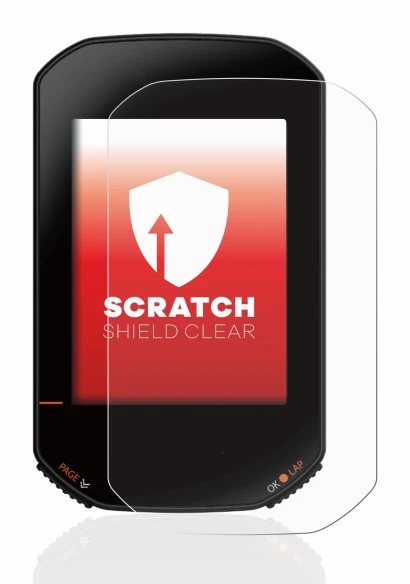 Image of the device Bryton Rider 420 with a wide variety of screen protectors.