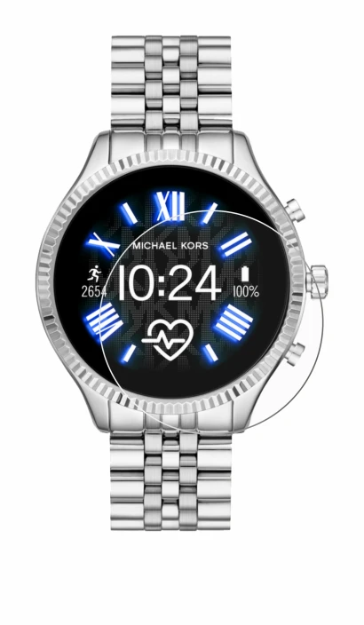 Image of the device Michael Kors Access Lexington 2 with a wide variety of screen protectors.