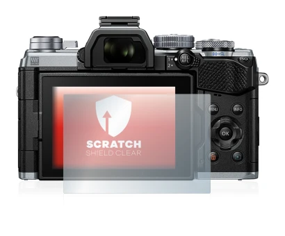 Image of the device Olympus OM-D E-M5 Mark III with a wide variety of screen protectors.