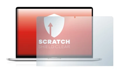 Image of the device Apple MacBook Pro 16" 2019 with a wide variety of screen protectors.