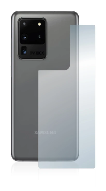 Image of the device Samsung Galaxy S20 Ultra (Back) with a wide variety of screen protectors.