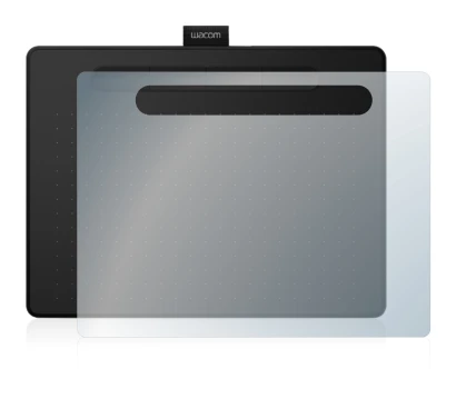 Image of the device Wacom Intuos M with a wide variety of screen protectors.