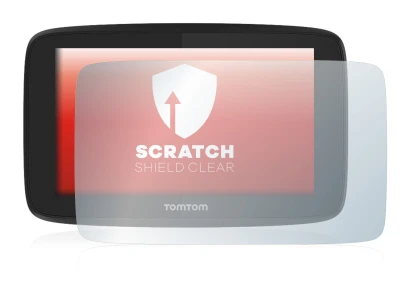 Image of the device TomTom Go Professional 520 with a wide variety of screen protectors.