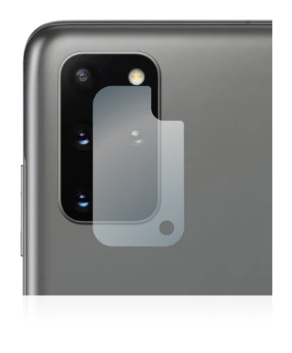 Image of the device Samsung Galaxy S20 Plus 5G (ONLY Camera Lens) with a wide variety of screen protectors.