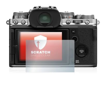 Image of the device Fujifilm X-T4 with a wide variety of screen protectors.