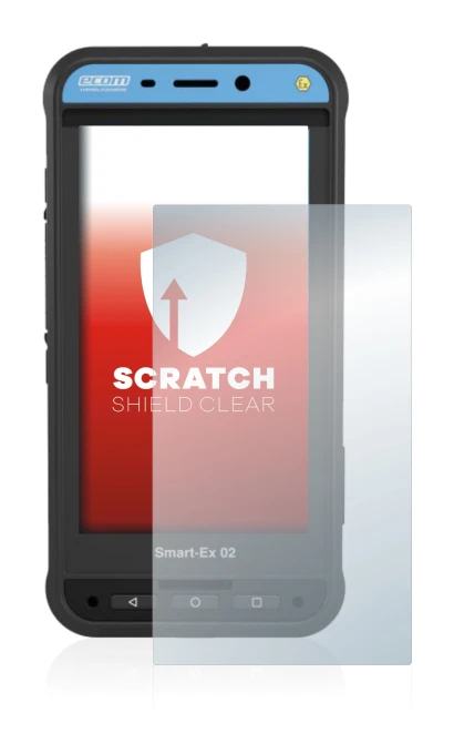 Image of the device Ecom Smart-Ex 02 DZ1 with a wide variety of screen protectors.
