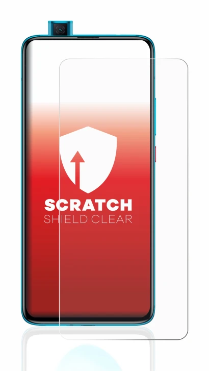 Image of the device Xiaomi Poco F2 Pro with a wide variety of screen protectors.