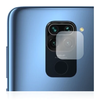 Image of the device Xiaomi Redmi Note 9 (ONLY Camera Lens) with a wide variety of screen protectors.