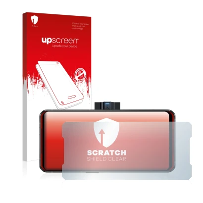 Front side of a product packaging with the brand logo upscreen. Next to it is the device Lenovo Legion Duel shown with the cor