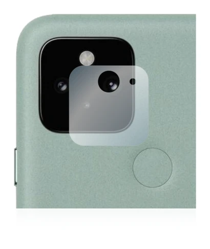 Image of the device Google Pixel 5 (ONLY Camera Lens) with a wide variety of screen protectors.