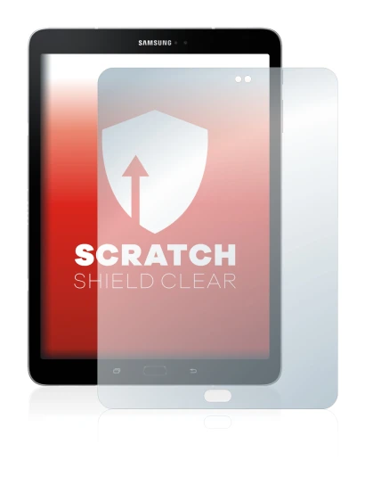 Image of the device Samsung Galaxy Tab S3 with a wide variety of screen protectors.
