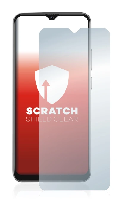 Image of the device Blackview A70 with a wide variety of screen protectors.
