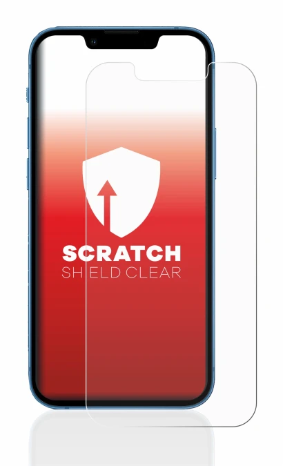 Image of the device Apple iPhone 13 mini with a wide variety of screen protectors.