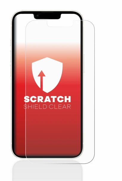 Image of the device Apple iPhone 13 with a wide variety of screen protectors.