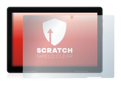 Image of the device MEDION Lifetab E10802 with a wide variety of screen protectors.
