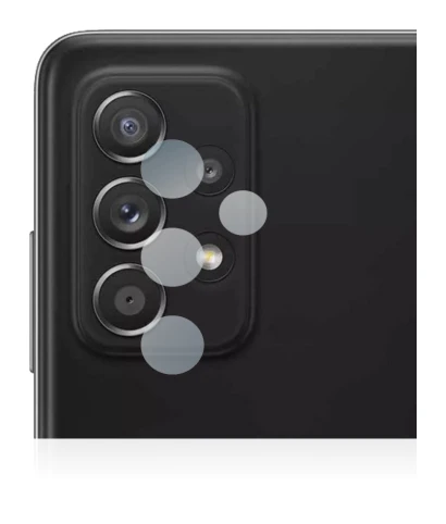 Image of the device Samsung Galaxy A52 (ONLY Camera Lens) with a wide variety of screen protectors.