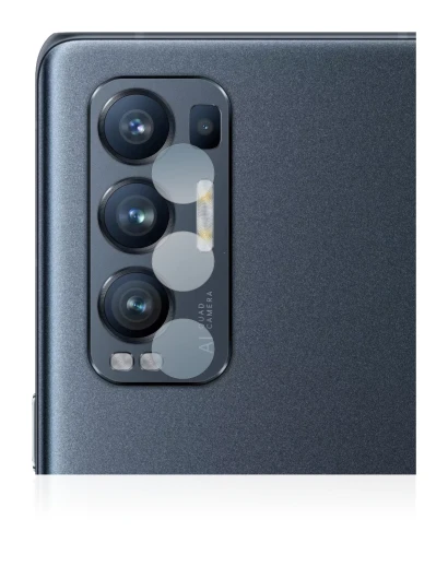 Image of the device Oppo Find X3 Neo (ONLY Camera Lens) with a wide variety of screen protectors.