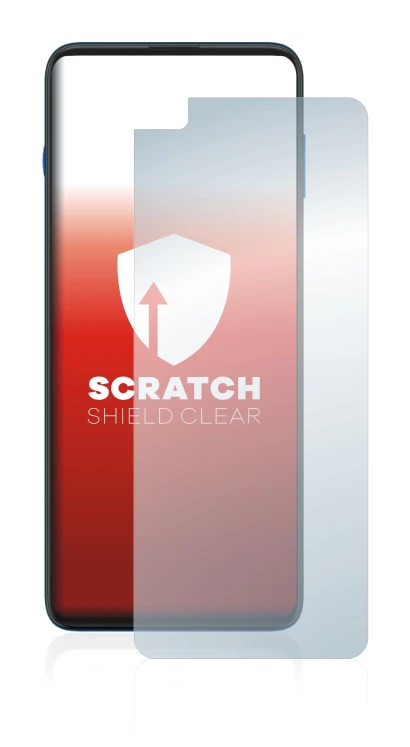 Image of the device Motorola G100 with a wide variety of screen protectors.