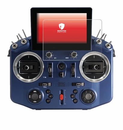 Image of the device FrSky Horus X20 with a wide variety of screen protectors.