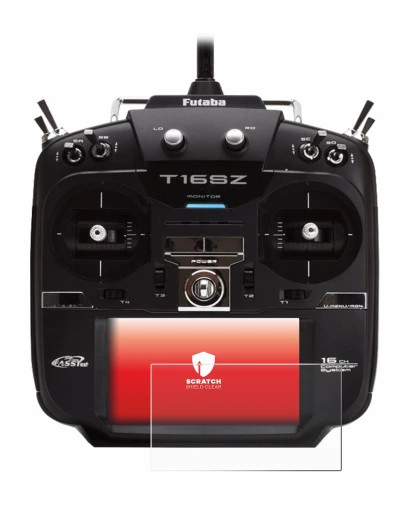 Image of the device Robbe Futaba T16IZ with a wide variety of screen protectors.