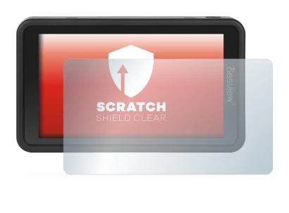 Image of the device Desview R5 5.5" with a wide variety of screen protectors.